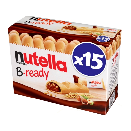 Biscuits Fourrés Noisettes et Cacao NUTELLA B-READY