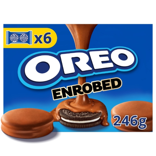 Biscuits fourrés à la vanille enrobés au chocolat au lait Enrobed OREO