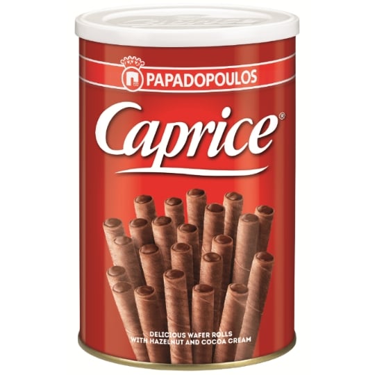 Gaufrettes fourrées noisette cacao PAPADOPOULOS