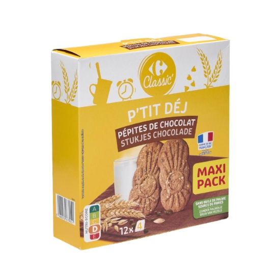Biscuits pépites de chocolat CARREFOUR CLASSIC'