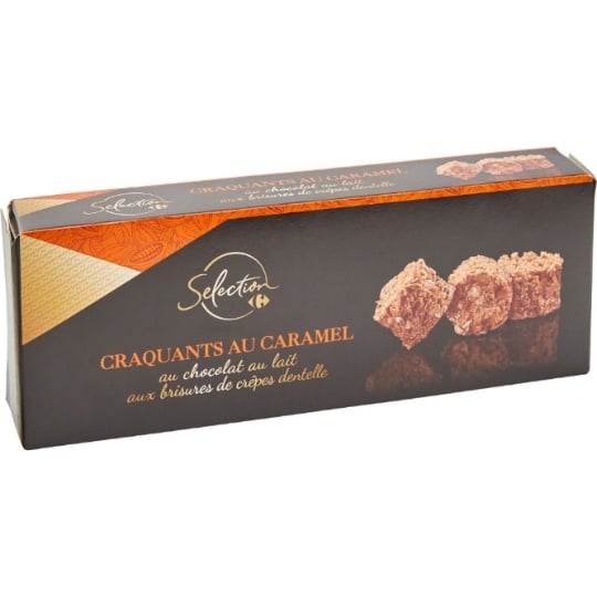 Biscuits craquants au caramel CARREFOUR SELECTION