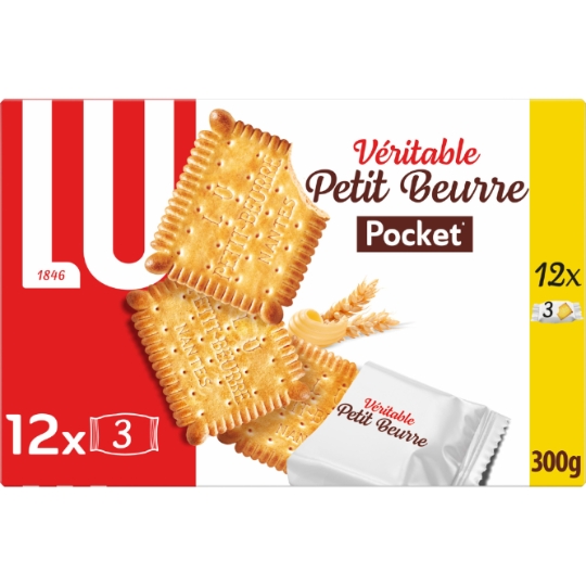 Biscuits Véritable Petit Beurre Pocket LU