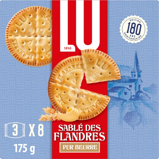 Biscuit Sablé des flandres Pur beurre LU