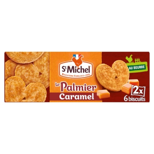 Biscuits Palmier Caramel ST MICHEL