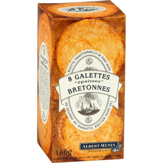 Biscuits galettes épaisses bretonnes ALBERT MENES