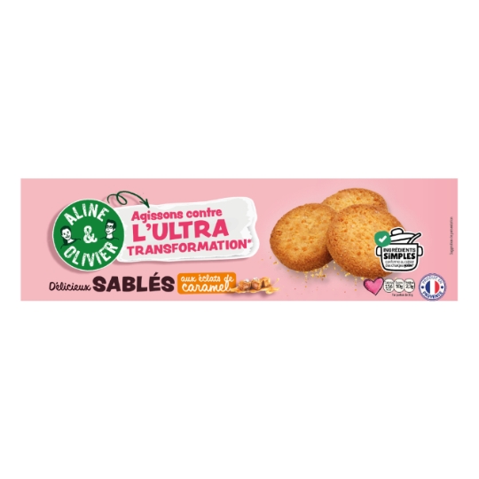 Sablés aux Éclats de Caramel ALINE & OLIVIER