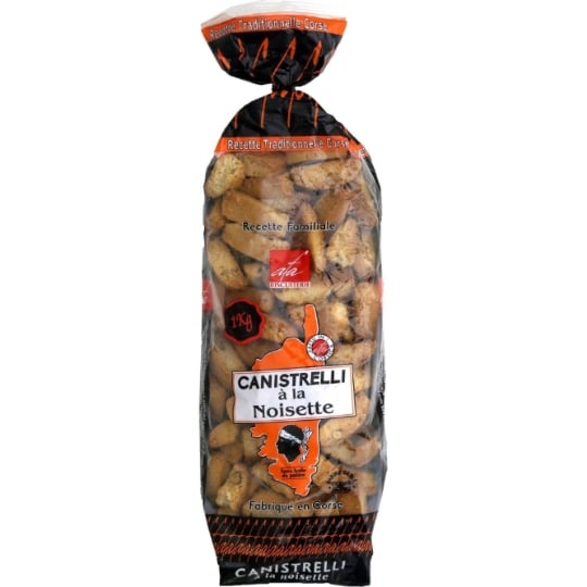 Biscuits Canistrelli noisette BISCUITERIE AFA