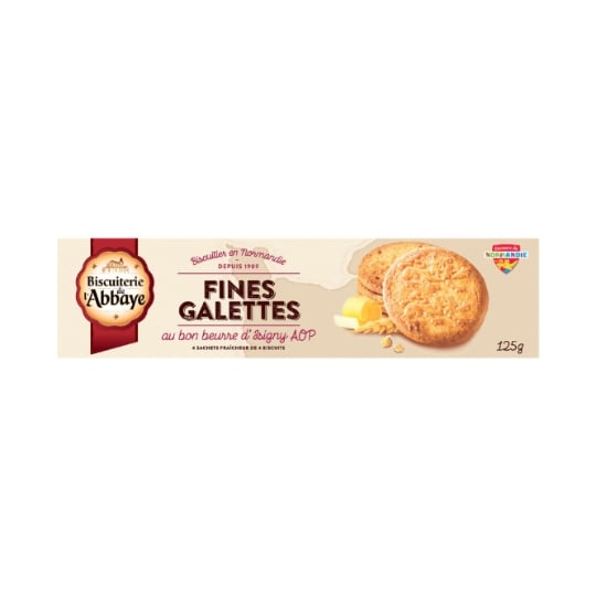 Biscuits galettes beurre d'Isigny BISCUITERIE DE L'ABBAYE