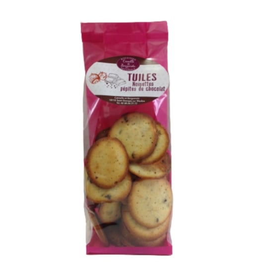 Biscuits tuiles noisettes BISCUITS. CANNELLE & BERGAMOTE
