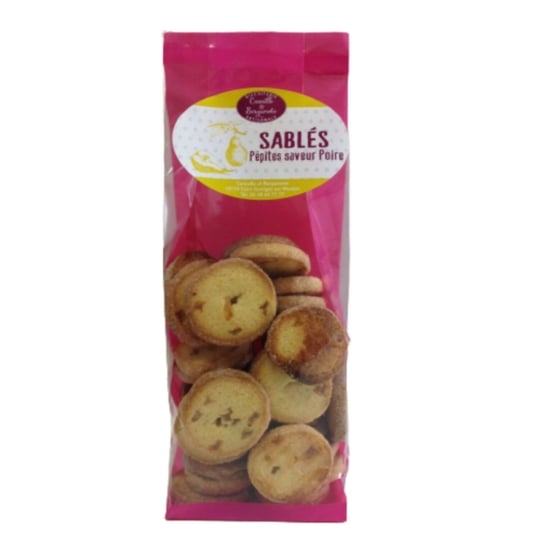 Biscuits sablés poire BISCUITS. CANNELLE & BERGAMOTE