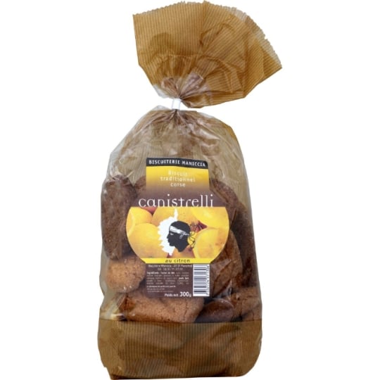Biscuits Canistrelli citron BISCUITSERIE MANICCIA