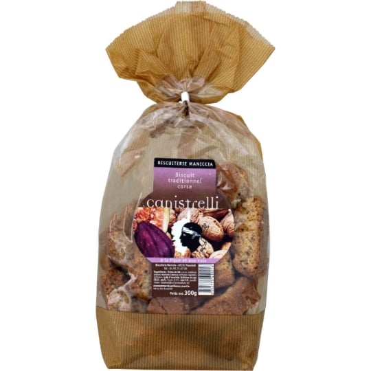 Biscuits Canistrelli figue/noix BISCUITSERIE MANICCIA