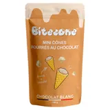 Mini Cônes Fourrés au Chocolat Blanc BITECONE