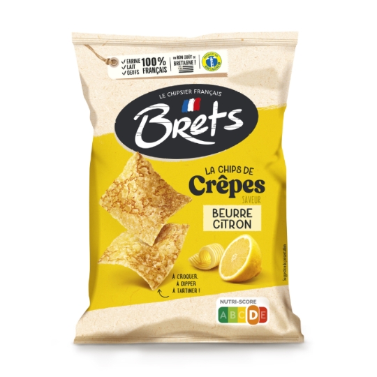 Chips De Crêpes Saveur Beurre Citron BRETS