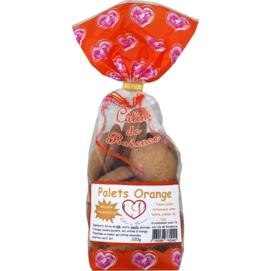 Biscuits palets orange CALINS DE PROVENCE