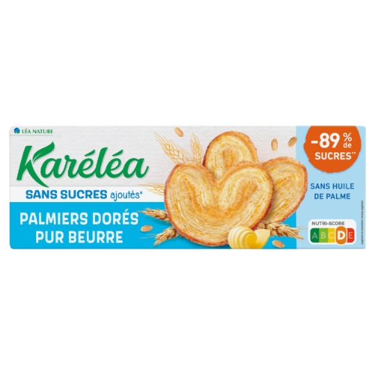 Biscuits Palmiers Sans Sucres Ajoutés KARELEA