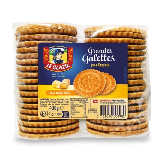 Biscuits galettes bretonnes LE GLAZIK