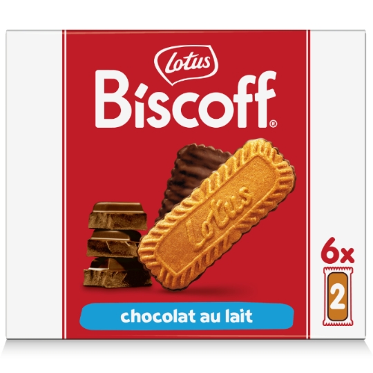 Biscuits chocolat au lait  speculoos LOTUS