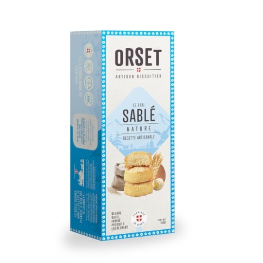 Sablés Nature Recette Artisanale ORSET ARTISAN BISCUITIER