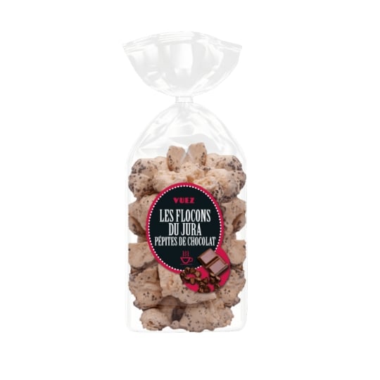 Biscuits Flocon du Jura au pépite de Chocolat VUEZ