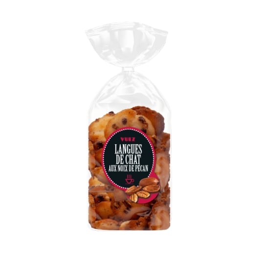 Biscuits Langues de Chat aux Noix de Pécan VUEZ