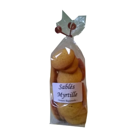 Biscuits sablés myrtille