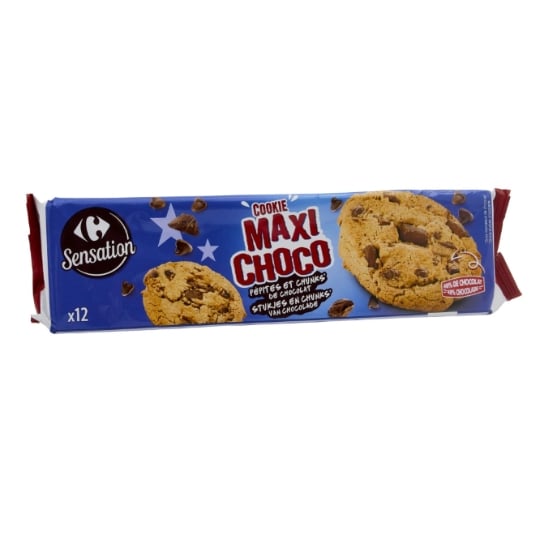 Cookies pépites de chocolat CARREFOUR SENSATION