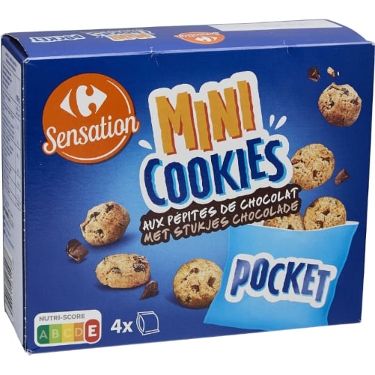 Cookies pépites de chocolat CARREFOUR SENSATION
