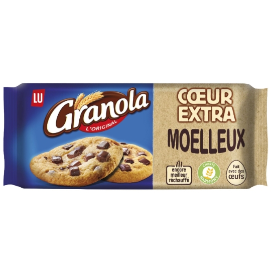 Cookies extra moelleux aux pépites de chocolat Granola LU
