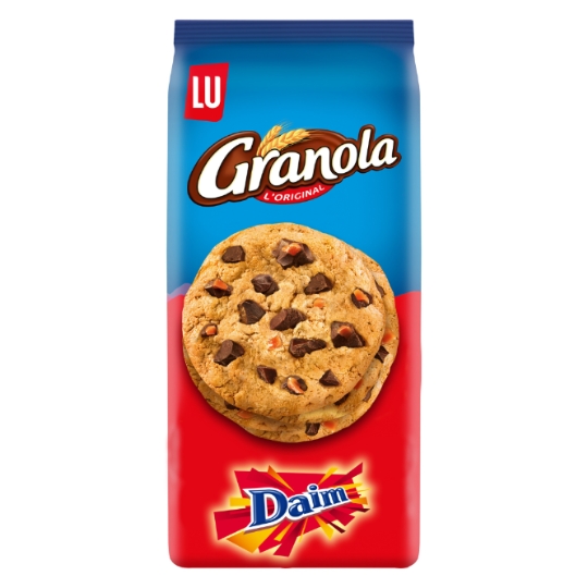 Cookies aux gros éclats de chocolat et de daim Granola LU