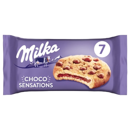 Cookies au chocolat fondant aux pépites de chocolat Choco Sensations MILKA