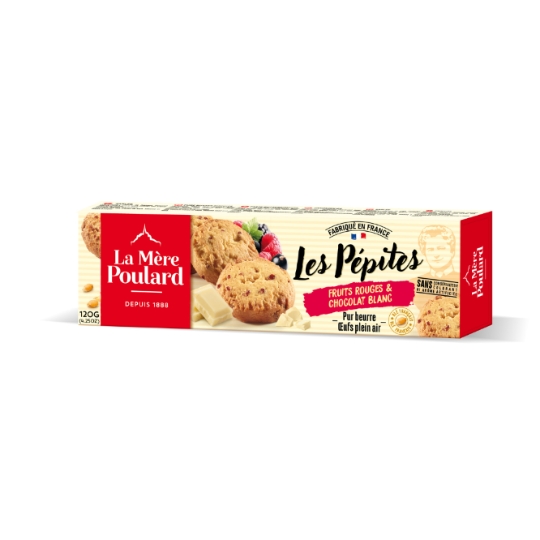 Cookies Pépites Chocolat Blanc Fruits Rouges MERE POULARD