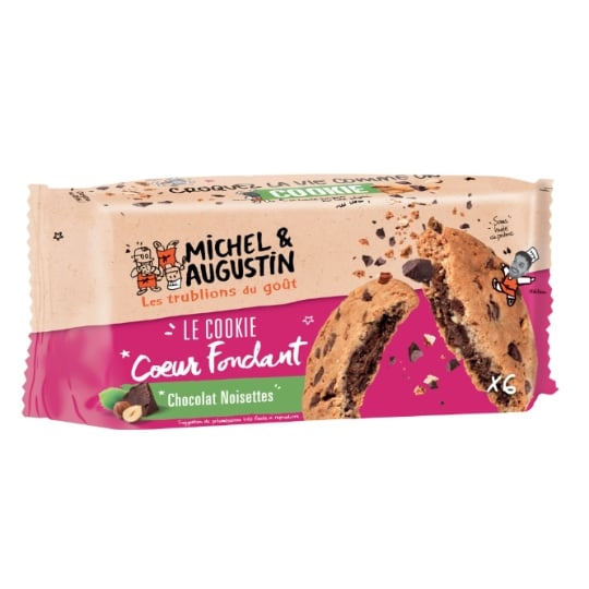 Cookies chocolat noisettes MICHEL ET AUGUSTIN