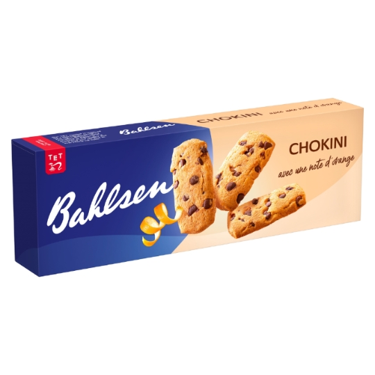 Biscuits Chokini avec un Note d'Orange BAHLSEN