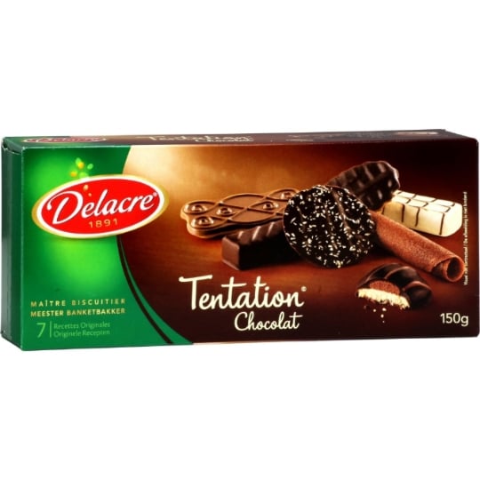 Biscuits Tentation Chocolat DELACRE