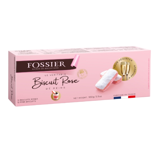 Biscuits roses de Reims FOSSIER