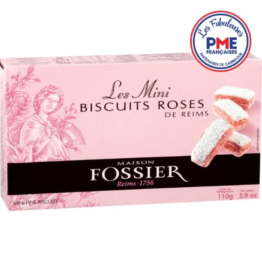 Assortiment de biscuits Les Mini Biscuits Roses de Reims FOSSIER
