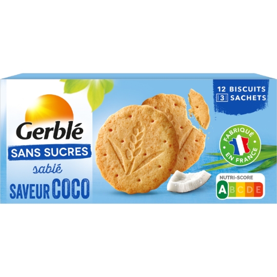 Biscuit Saveur Coco Sans Sucres GERBLE