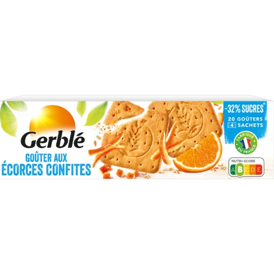 Biscuit goûter écorces confites GERBLE