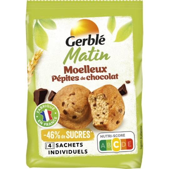 Gâteau Moelleux Pépites de Chocolat GERBLE
