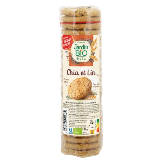 Biscuit Chia et Lin Bio JARDIN BIO ETIC