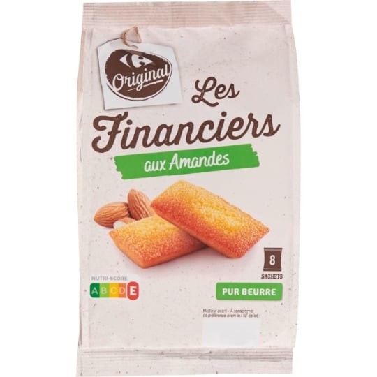Financiers aux amandes CARREFOUR ORIGINAL