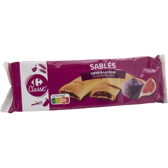 Sablés coeur à la figue CARREFOUR CLASSIC'