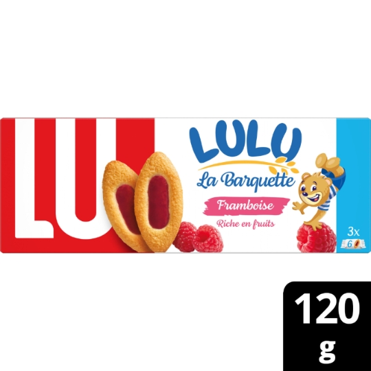 Biscuits à la framboise La Barquette Lulu LU