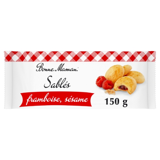 Biscuits sablés framboise sésame BONNE MAMAN