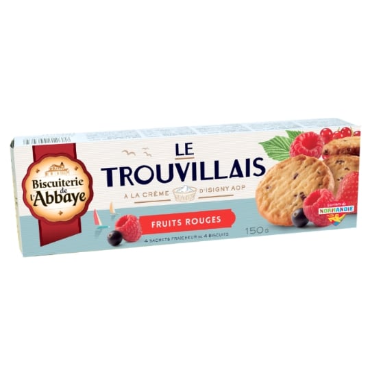 Biscuits sablés fruits rouges BISCUITERIE DE L'ABBAYE