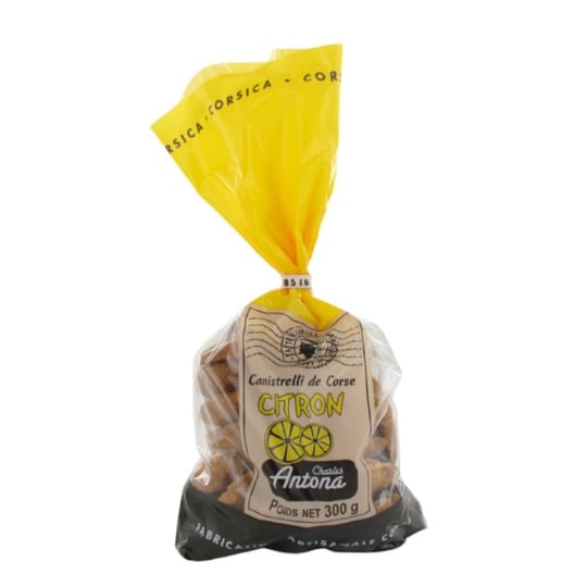 Biscuits Canistrelli citron CHARLES ANTONA