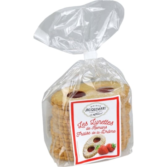 Biscuits lunettes fraise DOUCEURS DE JACQUEMART
