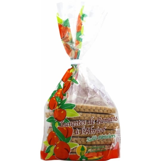 Biscuits sablés Lunettes abricot DOUCEURS DE JACQUEMART