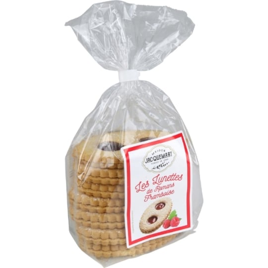 Biscuits lunettes framboise DOUCEURS DE JACQUEMART